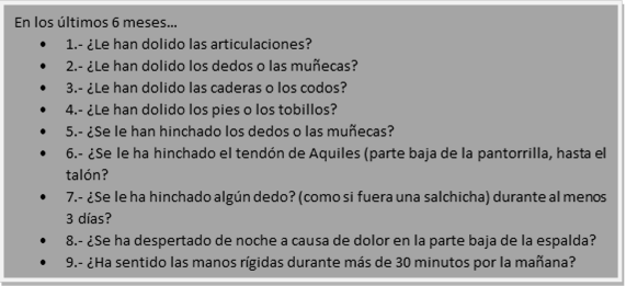 cuestionario psoriasis
