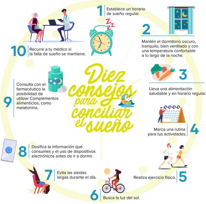 consejos para conciliar el sueño