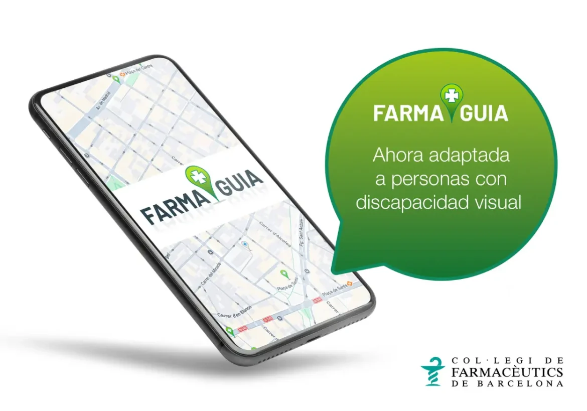 app de farmacias accesible a personas con discapacidad visual